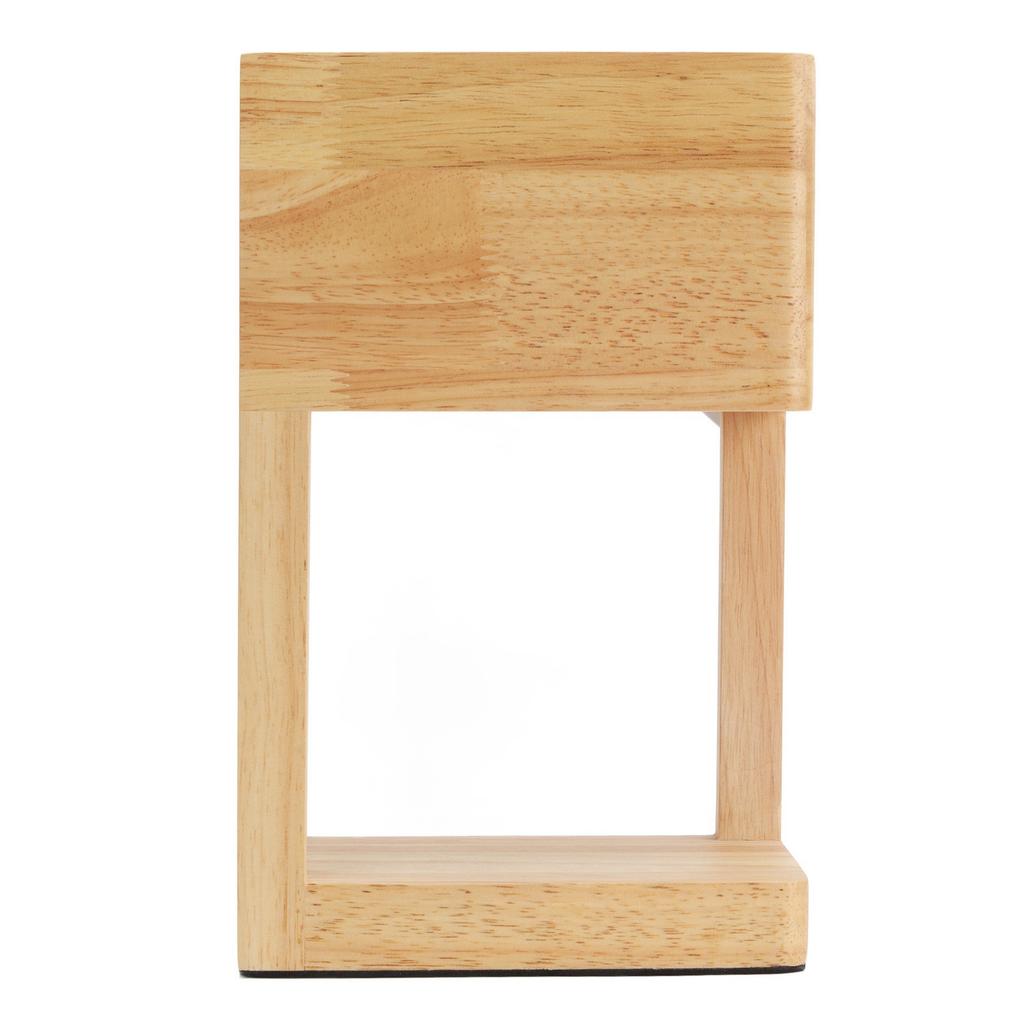 Lampe Chauffe-Bougie Parfumée Fonte de Cire Parfumée Dimmable Lanterne Chauffe-Bougie en Bois pour Chambre