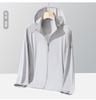 Summer new cool breathable sunscreen clothing women's UV protection outdoor hooded sunscreen clothing men's skin clothing jacket