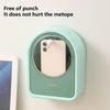 Excellent Cotton Pad Dispenser Easy To Take Sanitary Practical Wall Mounted Makeup Cotton Swabs Flip Organizer Storage Box