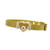 Stainless Steel Watch Band with Devil's Eye Zircon Bracelet - Stylish European and American Fashion Jewelry