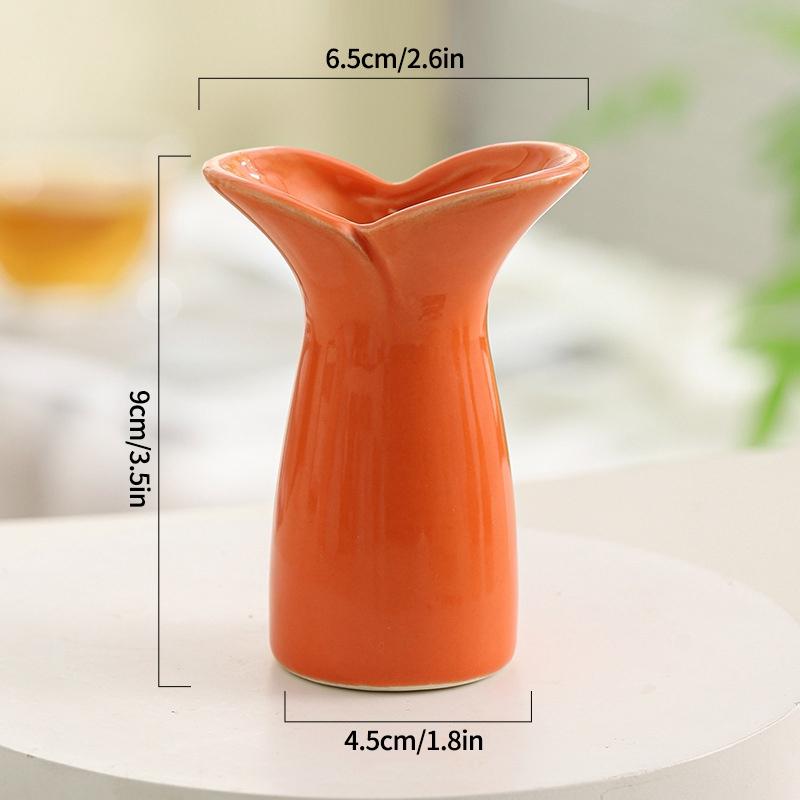 Ins Ceramics Vase Plant Flower Bottle Table Decoration Flower Vase Colorful Vases Wedding Decoration Home Decoration