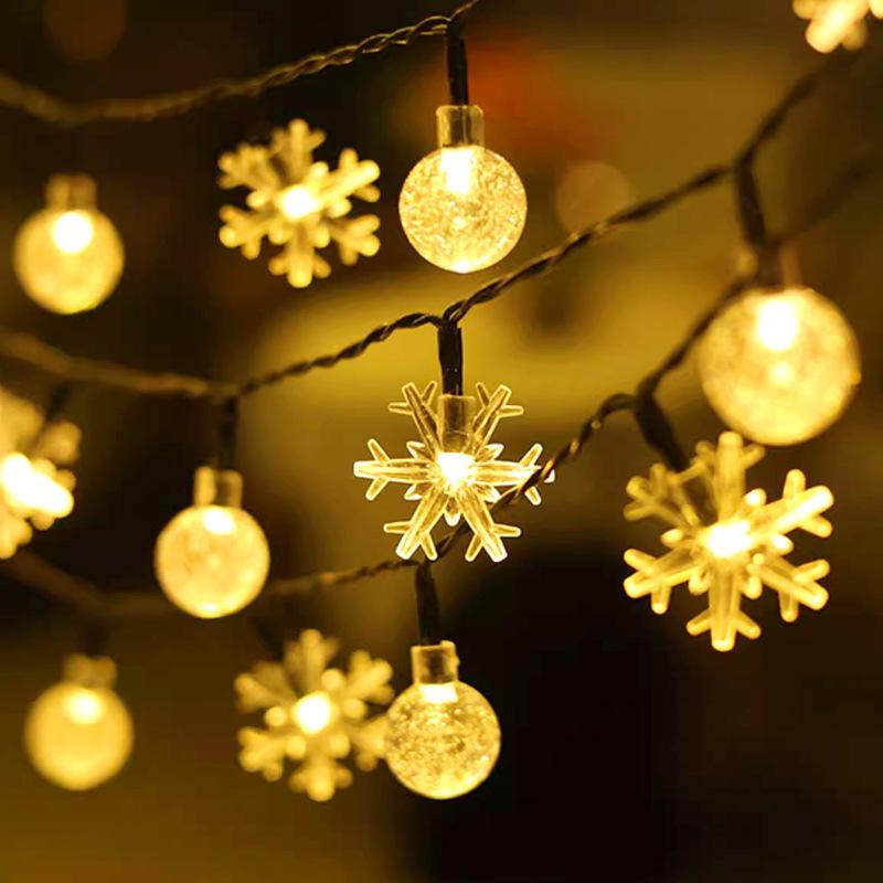 Solar Waterproof Outdoor Decorative Garden Lights - Hanging Fairy Light Strip for Trees and Courtyards