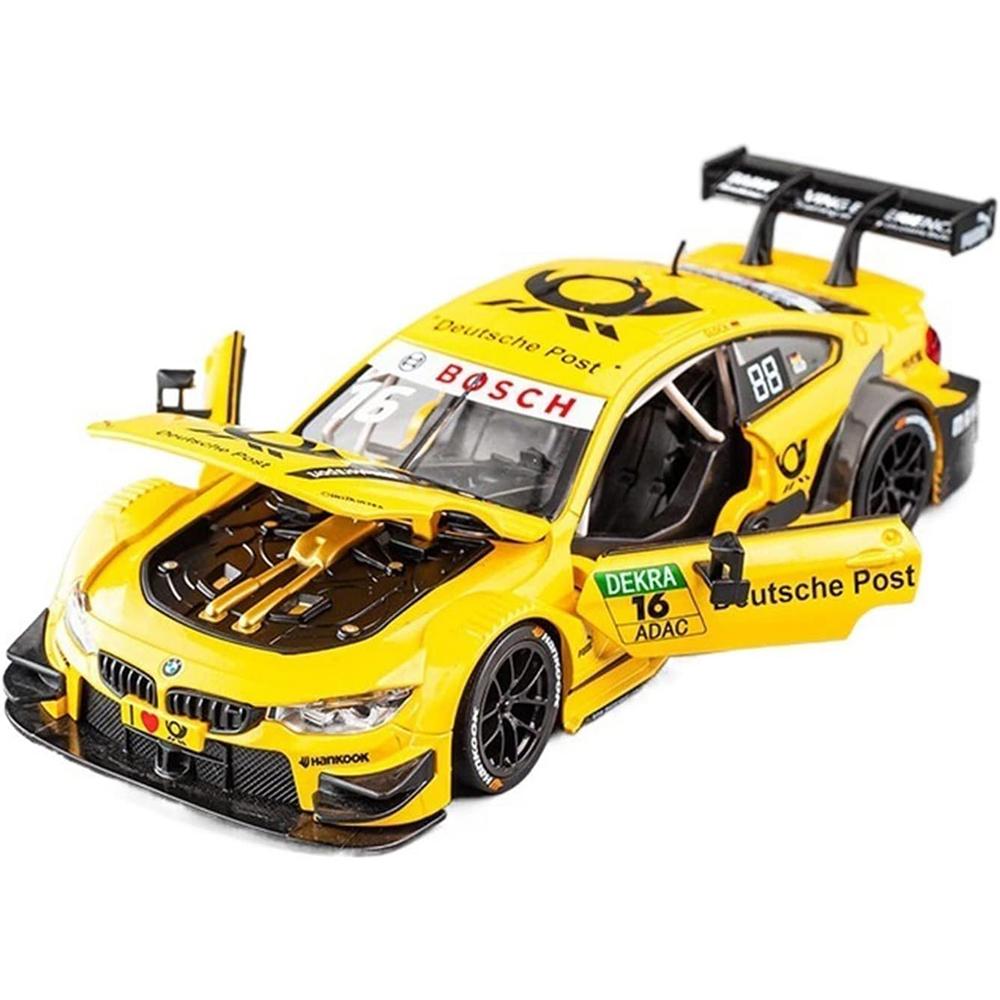Model de mașină la scară 1/24 pentru BMW IM M4 GT3 mașină de curse sport mașină de curse model de jucărie din aliaj de metal turnat prin presare, copie în miniatură