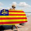 S-Sicilian Flag Fashion Microfiber Blanket Quick Drying Beach Towels Oversized Printing Super Absorbent Pool Towel Blanket