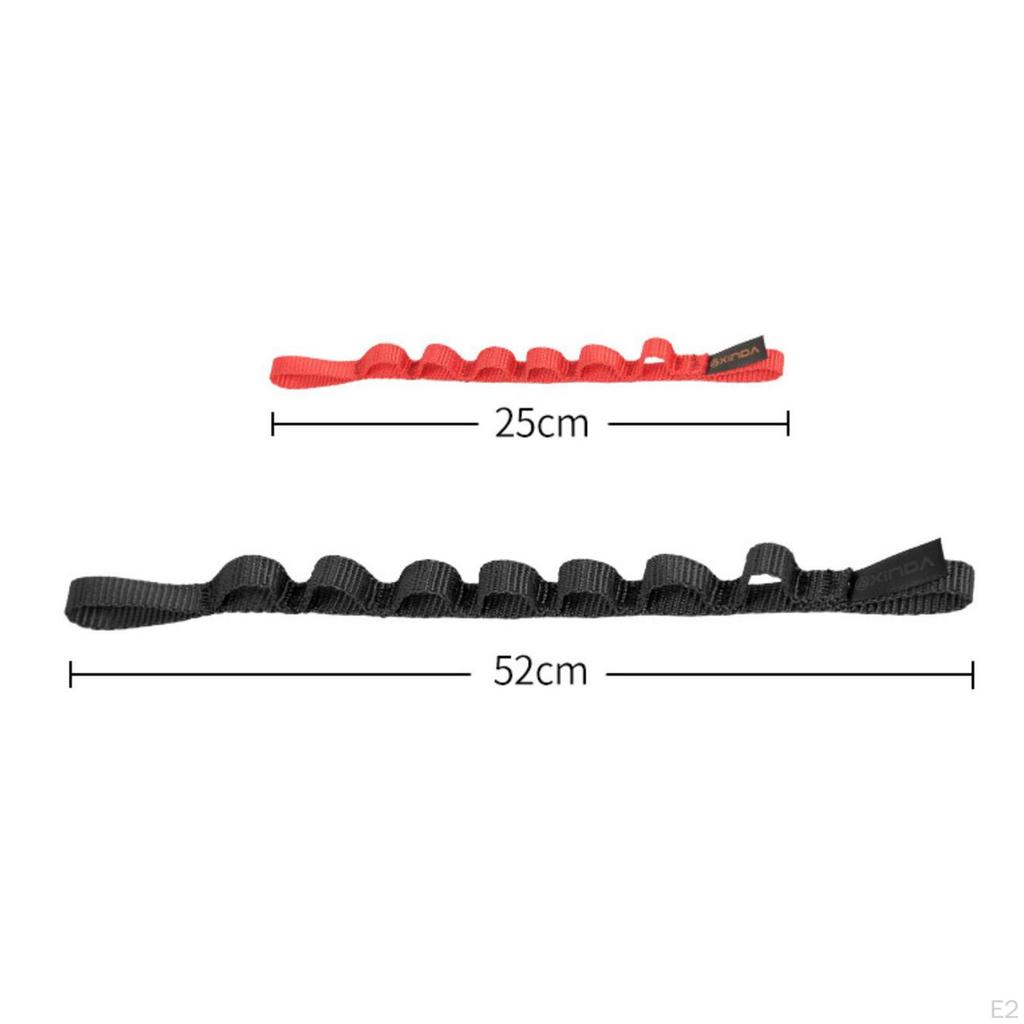 Adjustable Daisy Chain Rope Lanyard Muntaineering Climbing Nylon Climb Ascender Hammock Safety