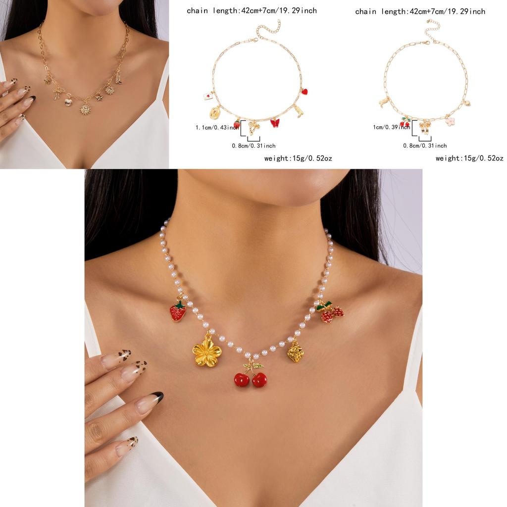 Summer Beach Jewelry For Women With Pearl Chain And Starfish Pendant For Vacation Style