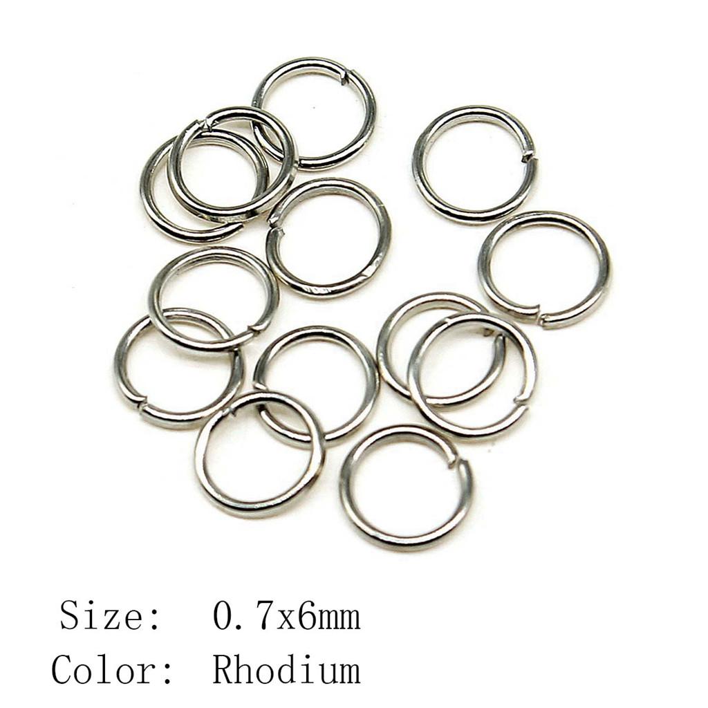 Father's Day Jewelry Materials Split Rings 5 Colors 9 Sizes Accessories Parts Women's Clothing Accessories For Women