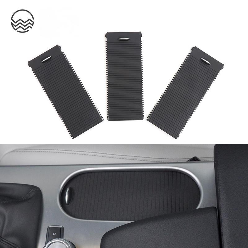 Car Center Console Cover Slide Roller Central Control Armrest Curtain Water Cup Drinks Holders For Mercedes Benz SLK SLC W172