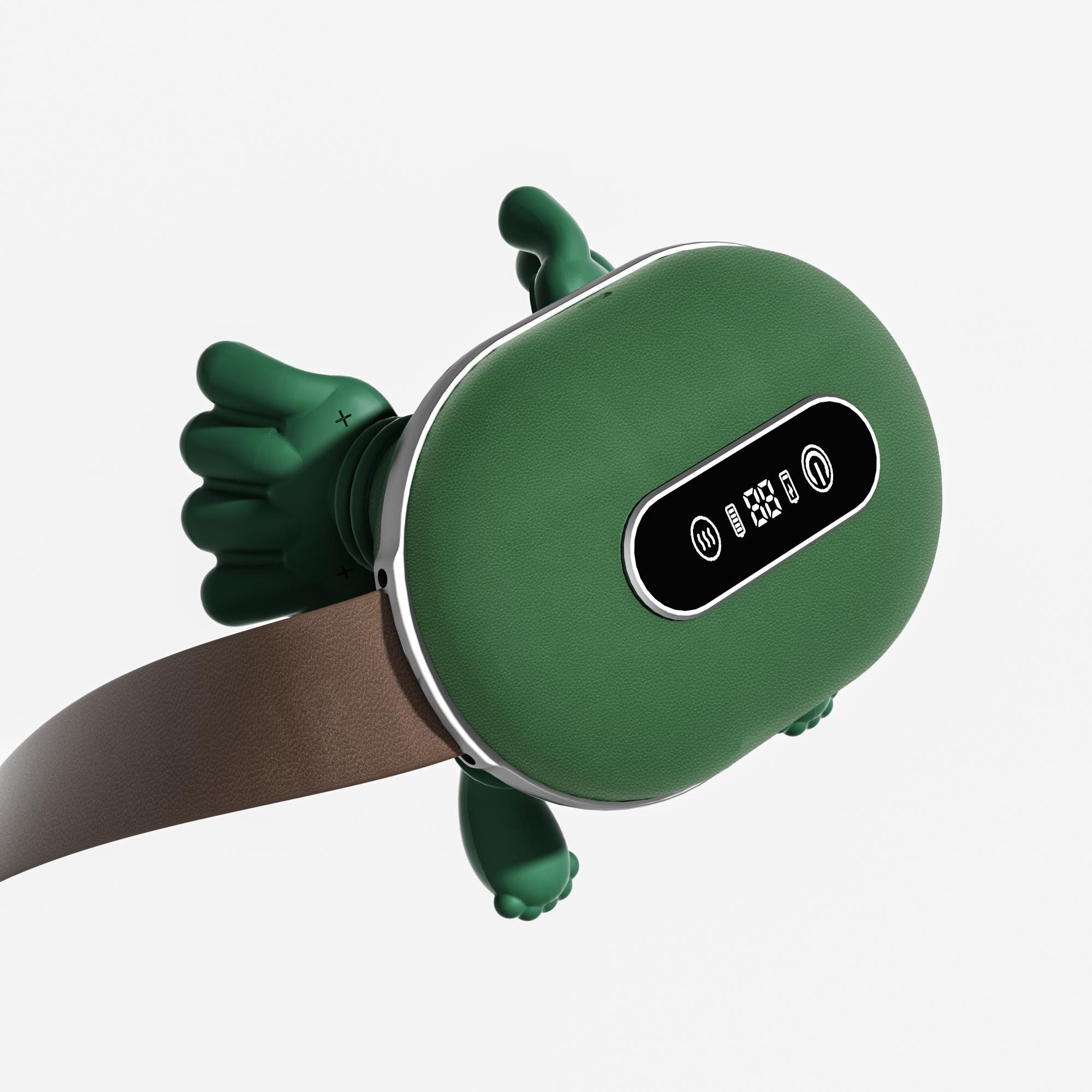 

Бесщеточный двигатель, жидкокристаллический дисплей, биомиметический массажер для шеи с 3 уровнями интенсивности и 2 уровнями горячего компресса