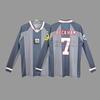 Retro Long Sleeve Football Jersey - Beckham Zidane Messi Ronaldo Classic Soccer Shirt