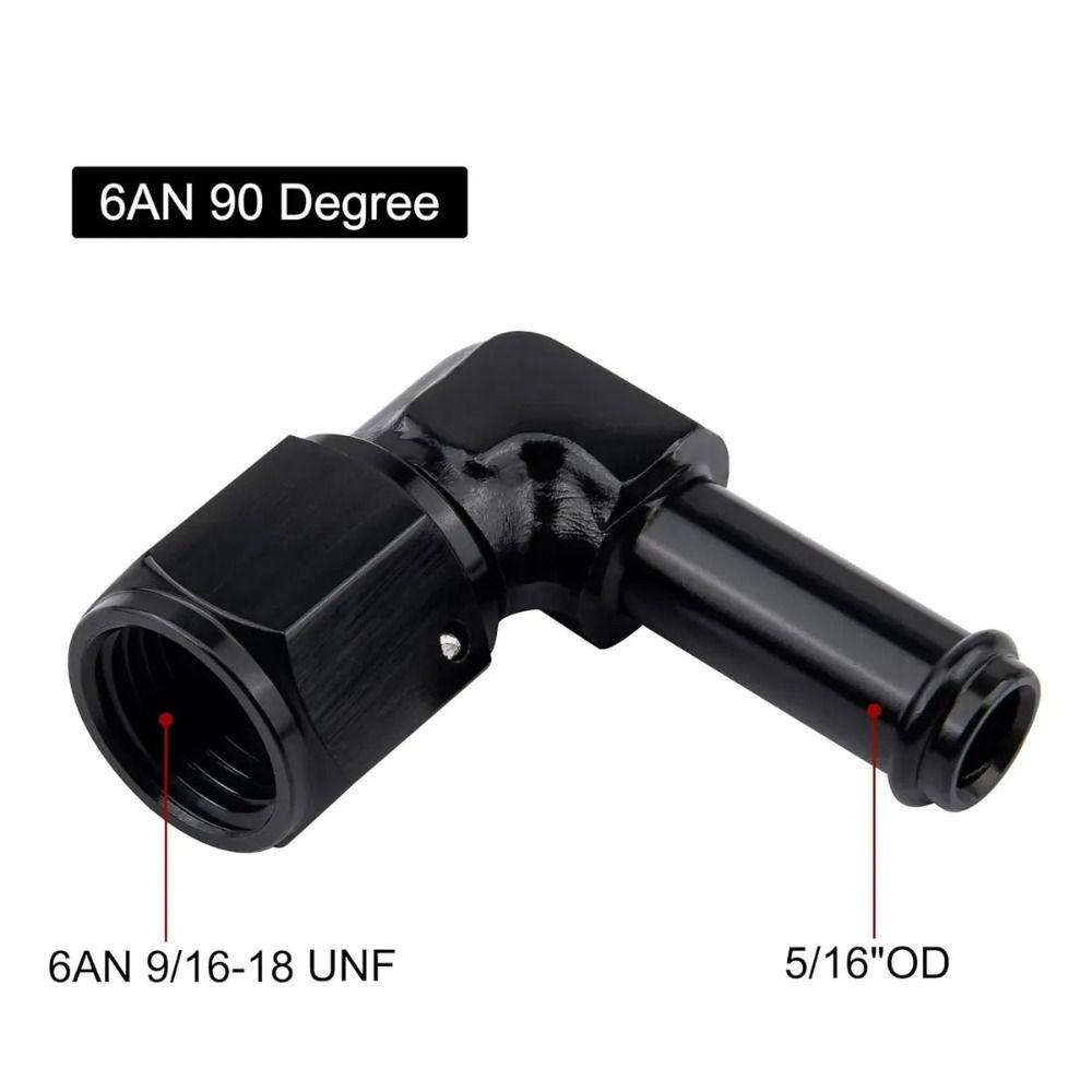AN6 To 5/16 Inch 8MM Push On Barb Fitting Hose  Fuel / Oil / Gas / Water Anti-Leak