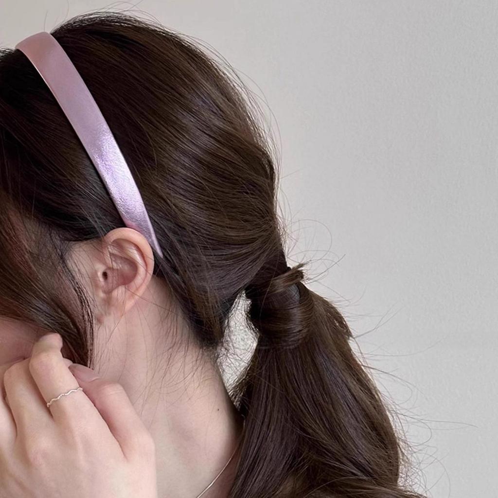 Luxury Satin Headband For Women Elegant Hair Accessory Adjustable Hairband Yoga Face Wash Party Wedding Hair Hoop