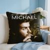 GGeorge Michael Singer Cushion Cover Square Pillow Bedroom Sofa Leisure Comfort Living Room Home Decoration X