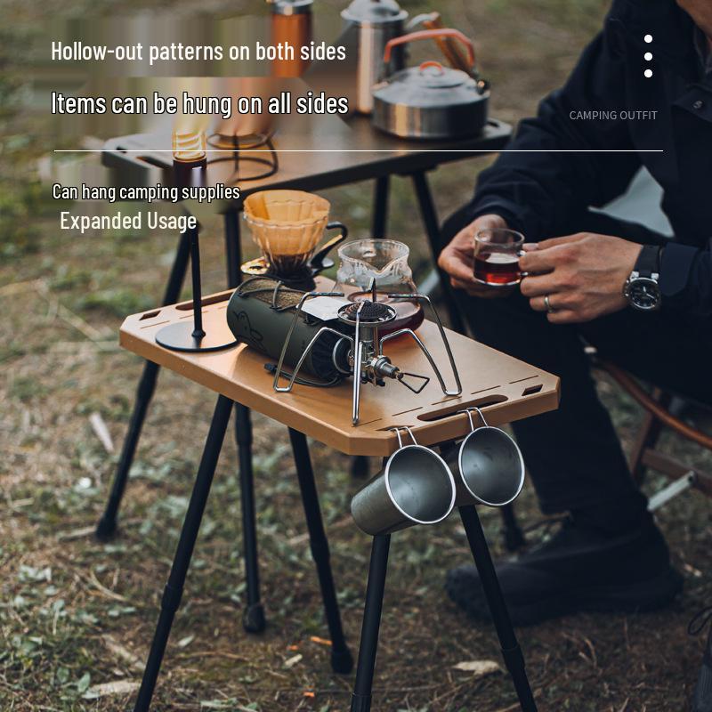 Portable Folding Tactical Camping Table - Small Plastic Picnic & Fishing Table