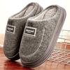 Fuzzy House Tofflor Män Comfy Memory Foam Lättvikts Mode Par Skor Vinter Varma Plysch Casual Tofflor