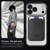 For iPhone 17 Pro Max Case Compatible with MagSafe TPU + PC Mobile Cover with Card Bag