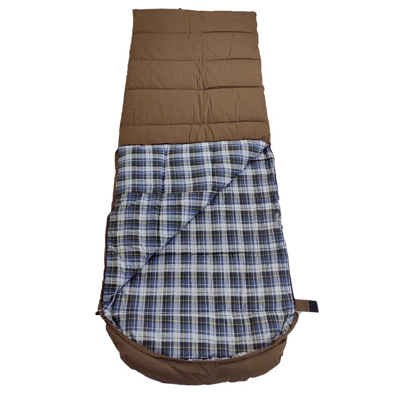 OEING Canvas Flannel Winter Sleeping Bag