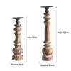 Vintage Iron Art Candlestick: European Retro Nostalgic Ornament for Dining Table or Living Room Decor.