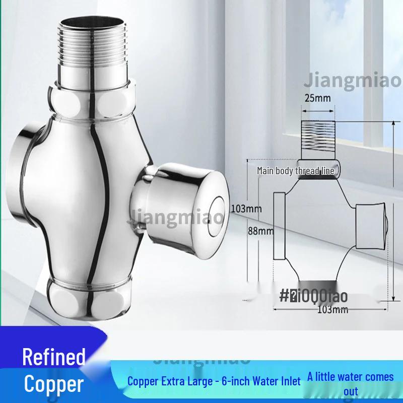 MDNG Copper Manual Delay Flush Valve