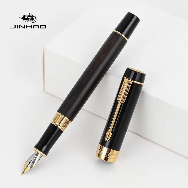 Jinhao 100 Little Centennial Resin Fountain Pen F Nib with Converter Business Writing Ink Pens Stationery School Office Supplies