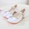 Kinder-High Heels Frühling und Herbst neue Mädchen Mary Jane Prinzessinnenschuhe kleine Mädchen Single Shoes Baby Lederschuhe mittlere und ältere Kinder