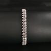 Marquise-Cut Pave Zircon Bracelet: Unique Design Valentine's Day Commemorative Gift S8256.
