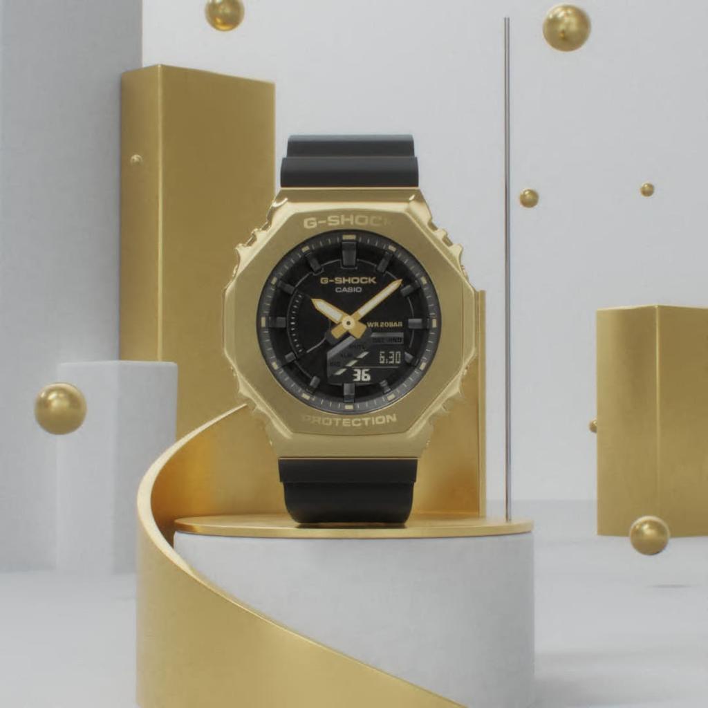 CASIO G-SHOCK GM-S2100GB-1AJF Metal Covered Mid-Size Women's Watch