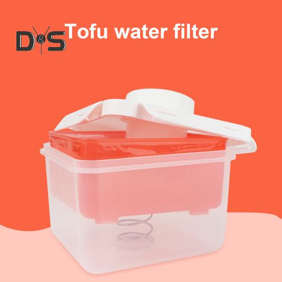 Pressa per tofu, esaltatore di sapore per tofu, per rimuovere facilmente e rapidamente l'acqua dal tofu, manopole regolabili, pressa per tofu per cucina di casa e ristorante