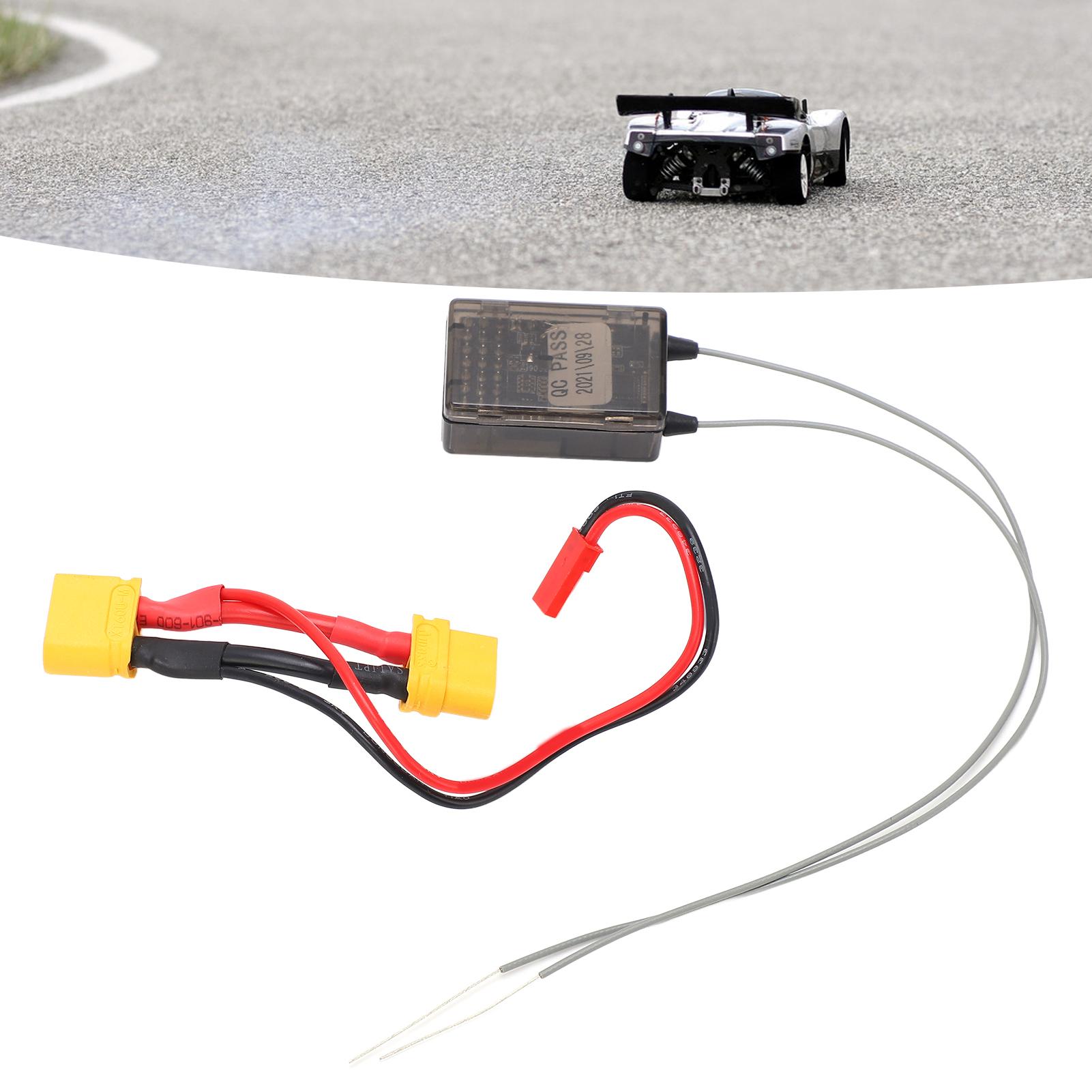 

2.4G R7FG 7 Channels Receiver 2.4G Dual Antenna Telemetry Car Boat Receiver for RC Transmitter RC6GS RC4GS
