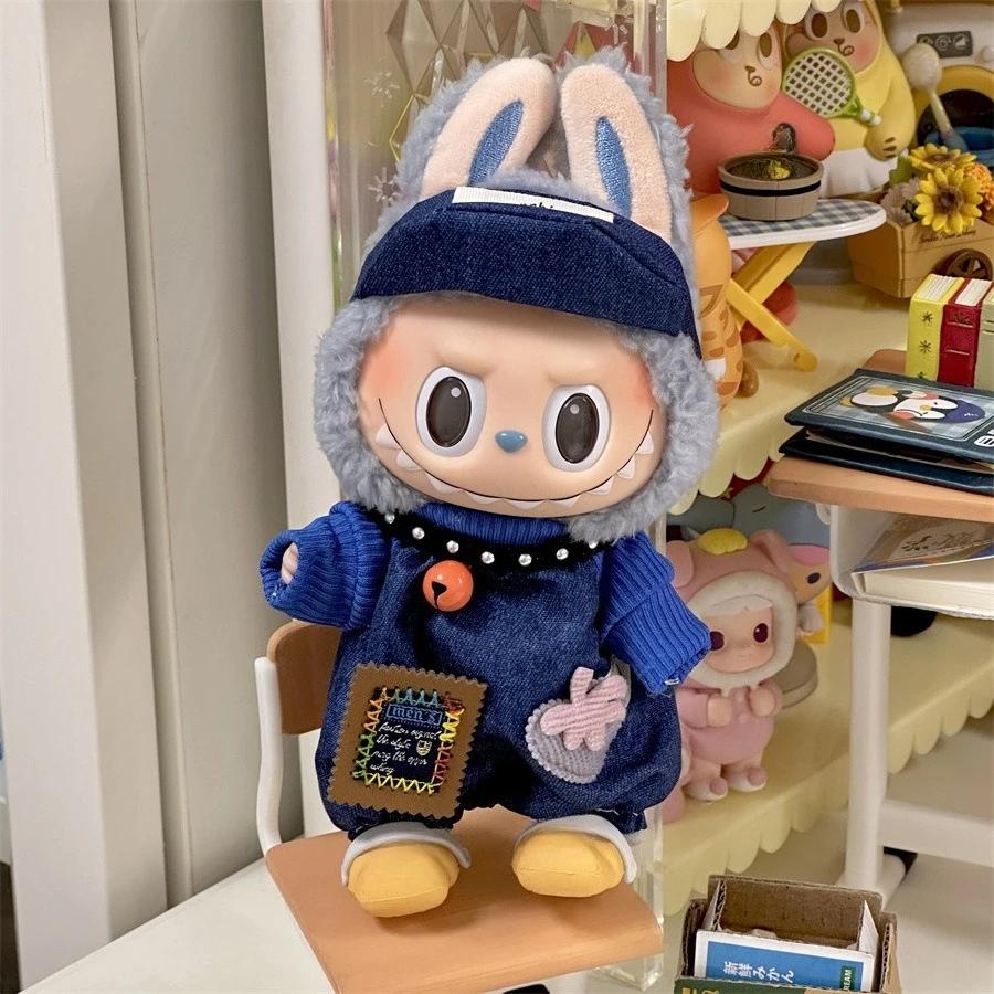 Mini Doll'S Clothes Outfit Accessories For Ropa Labubu and 10cm Cotton Doll Baby Replacement Clothes Clothing Gift