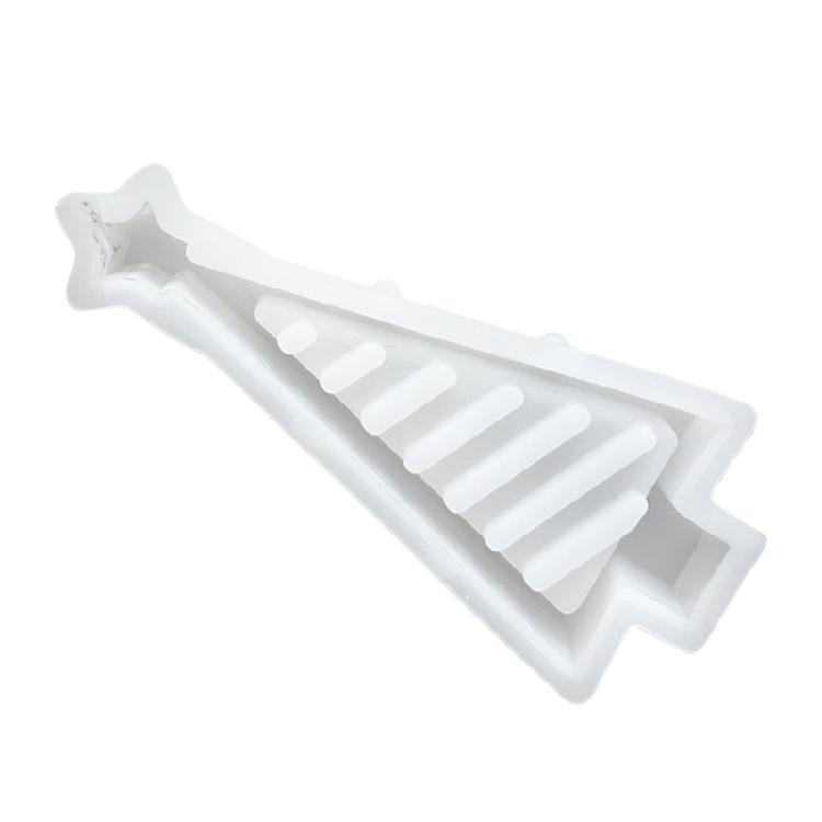 Handmade Christmas Tree Shape Frame Mold Sturdy Silicone for Epoxy Resin Craft Portable for Home and Event Decoration