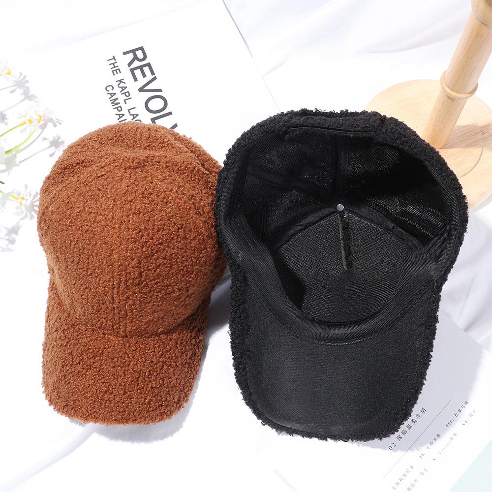 Women Men Street Sports Wool Baseball Cap Hip Hop Cap Peaked Hat