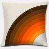 Retro Rainbow Geometric Color Series Pillow Cover Gift Home Office Decoration Pillow Bedroom Sofa Car Cushion Cover