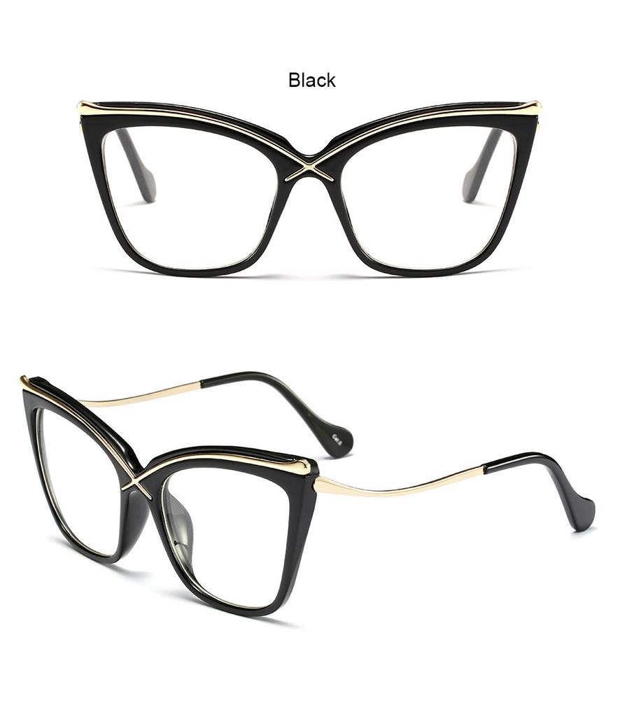 Oversized Leopard Cat Eye Reading Glasses Women Vintage Big Frame Anti Blue Light Presbyopia Glasses +2 +4 Leesbril