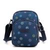 Fashion Floral Pattern Female Mini Bag  Fabric Girls Small Shoulder Bag Pretty Style Girls Shopping Phone Bag