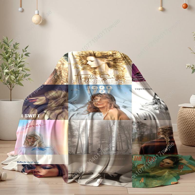 Coperta celebrity T-Taylor Alison Swift cantante, Migliori regali per Swiftie, coperta morbida calda e confortevole per divano ufficio riposino