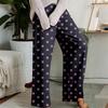 Pajama Pants, Sleepwear, Casual Drawstring Elastic Waist Pants, Comfortable Straight-leg Loose Pants