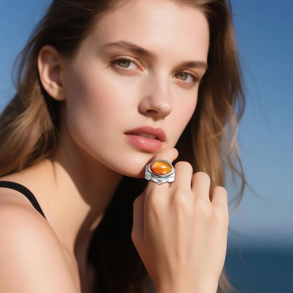 Cute and Stylish Women's Ring Watch: Stainless Steel Ring, One Size Fits Most, Quartz Movement, Fashion Accessory - Perfect Gift for Birthdays,