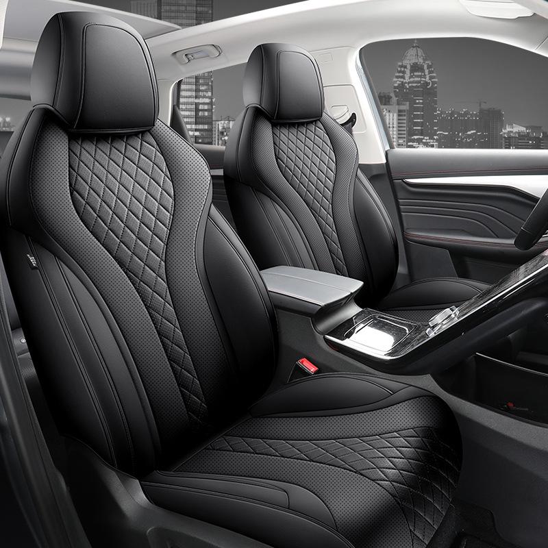 

Fits Rising Auto MARVEL R Leather Car Seat Covers: All-Season, Full Enclosure for Five Seats. Custom-Fit