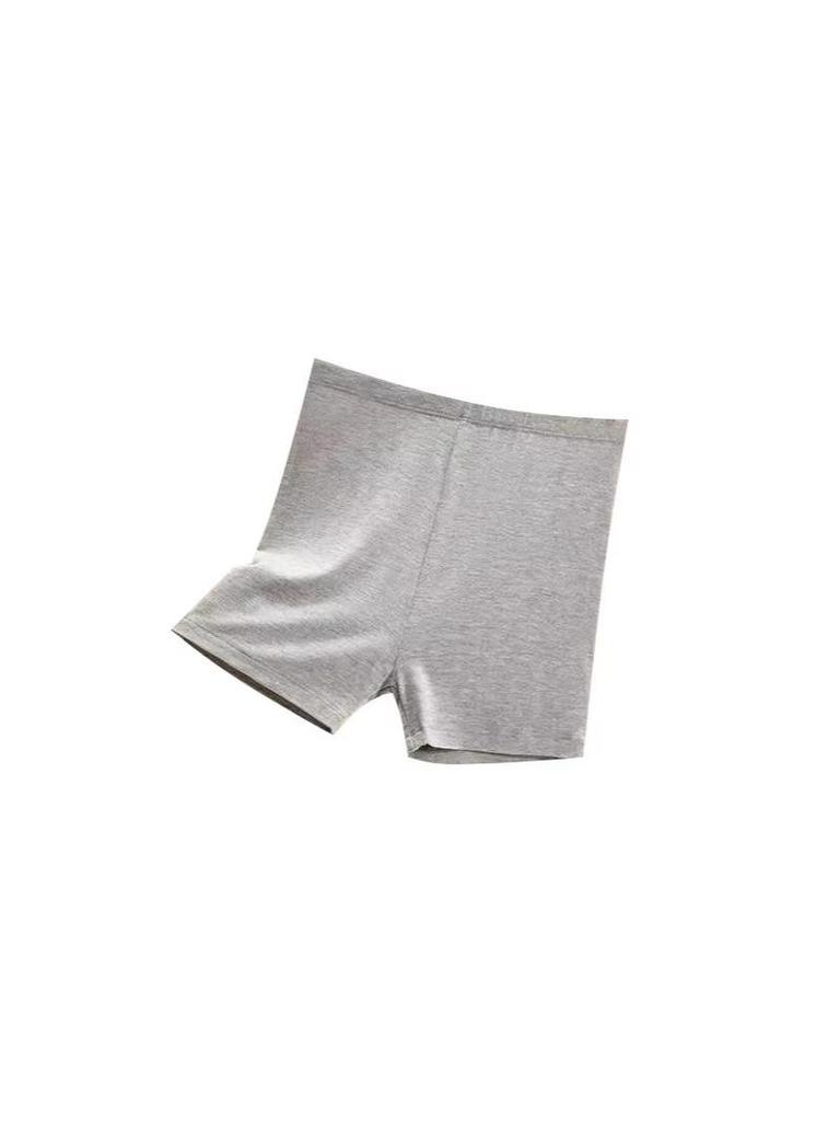 High Waist Modal Solid Color Women's Three-Quarter Leggings - No Roll Hem, Thin, Large Size, Anti-Exposure Safety Shorts