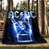 1pc AC/DC Outdoor Flannel Blanket, Lightweight Warm Cozy for Travel Camping Office Soft Polyester Fabric