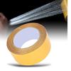 Waterproof Fiberglass Strong Tape Cross shaped Mesh Fiber Grass Double Sided Mesh Tape(50mm x 20m )