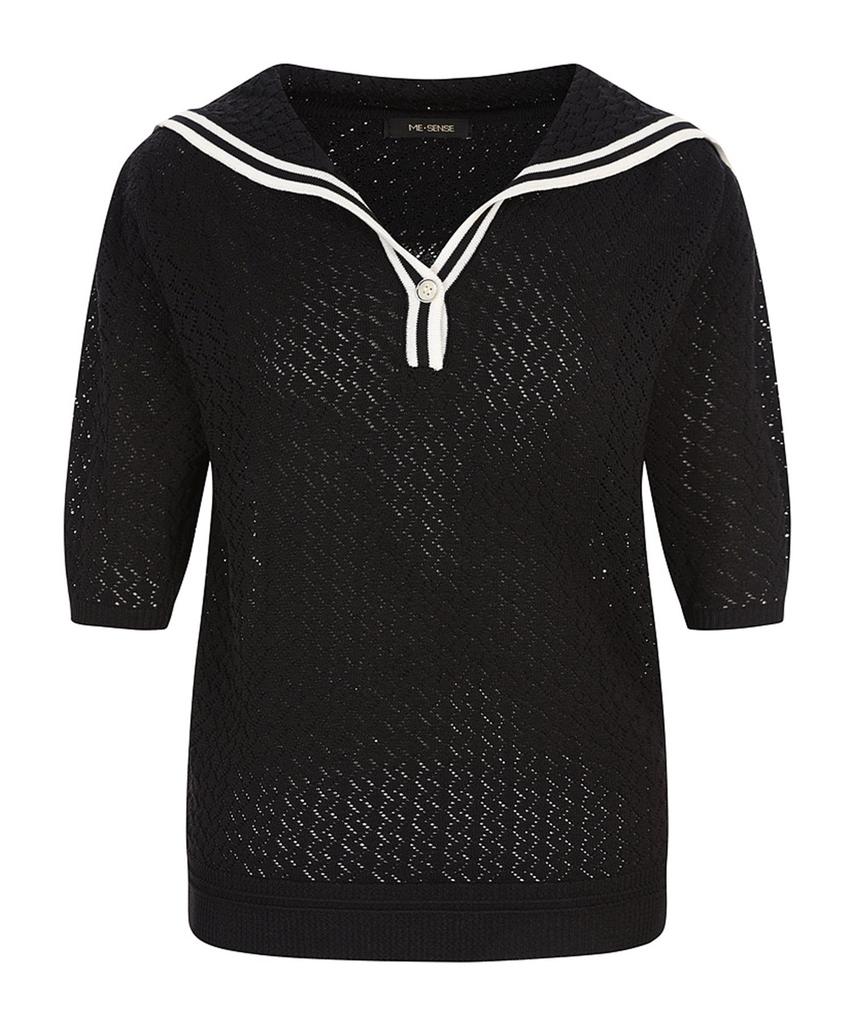 MESENSE Scallop Sailor Knit_Mb47Knm313Z