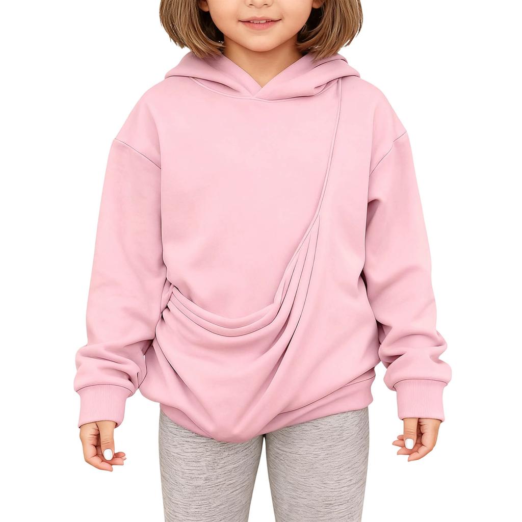 Barnehettegenser gutter og jenter motetrykk langermet hettegenser