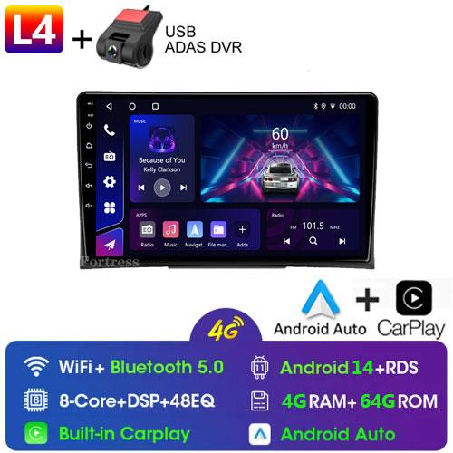 Radio Auto Multimedia Player 9 inch Sistem Android pentru Volkswagen Multivan T5 2003 - 2015 Navigație GPS Ecran Split Bluetooth