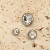 1 Pezzo Titanio Astm F136 Lunetta Terminale Fondo Piatto a Cupola Ancore Dermiche Top Gioielli Unici per il Corpo Design Delicato Piercing Per Donne