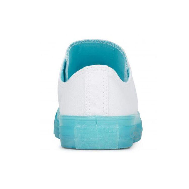 Converse Chuck Taylor All Star Low White Bleached Aqua Women Sneakers 560646C