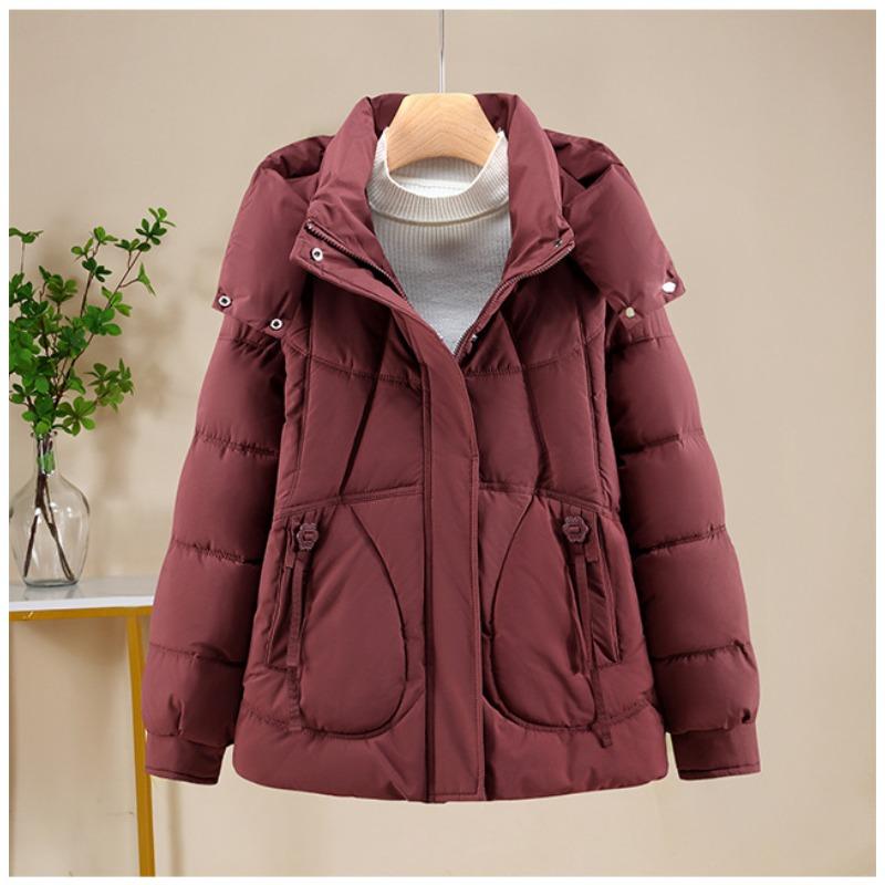 Short Cotton Jacket for Women New Cotton Jacket for Women Versatile Loose Slimming Winter Thickened Bread Jacket for Women