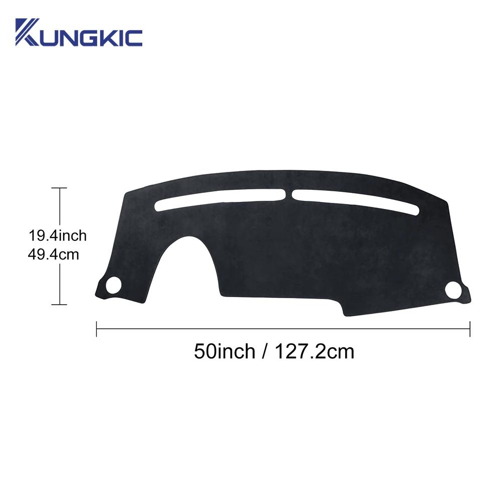 Flanell-Armaturenbrettmatte für Abarth 595 695 (2012–2024) Fiat 500 (2012-2019) - Blendfreier Sonnenschutz Teppich für das Auto-Interieur