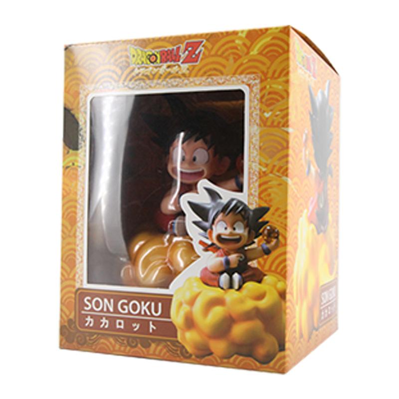 Anime Dragon Ball Son Goku Figure Somersault Cloud Model Doll Dragon Ball Car Toy Action Figure PVC Sitting Position